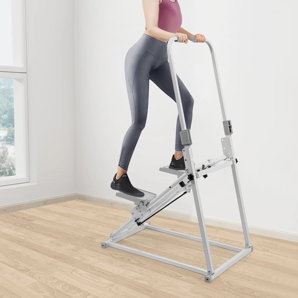 Trappe Stepper Maskine, Foldbart Design, Glat Selv-tilbagefald Operation,Beige