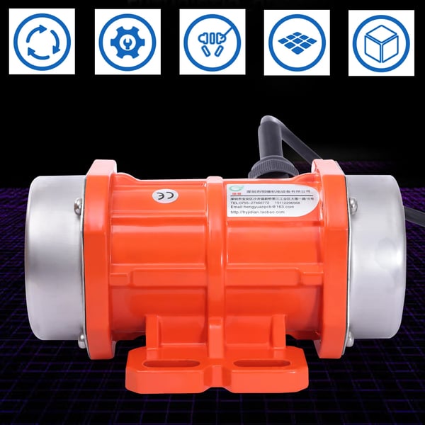 Betonvibrator, 3000 RPM, vandtæt IP65, justerbar vibrationskraft, holdbar aluminiumlegering, højstyrkebearings