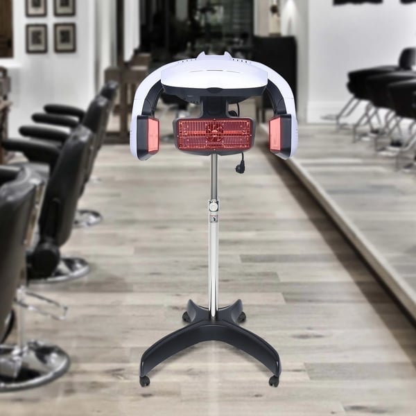 Hårpermanentsmaskine, 1250W effekt, justerbar temperaturinterval,HVID