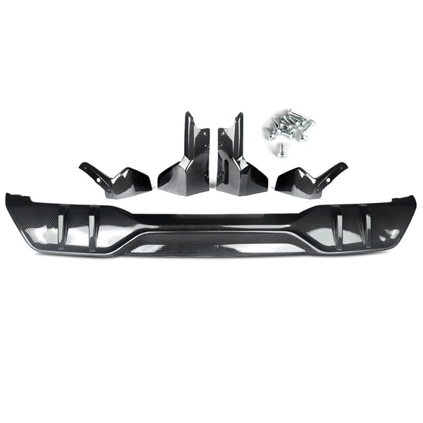 Bagdiffuser Kit, M Performance Stil, Nem Installation, Kompatibel med BMW,kulstoflook