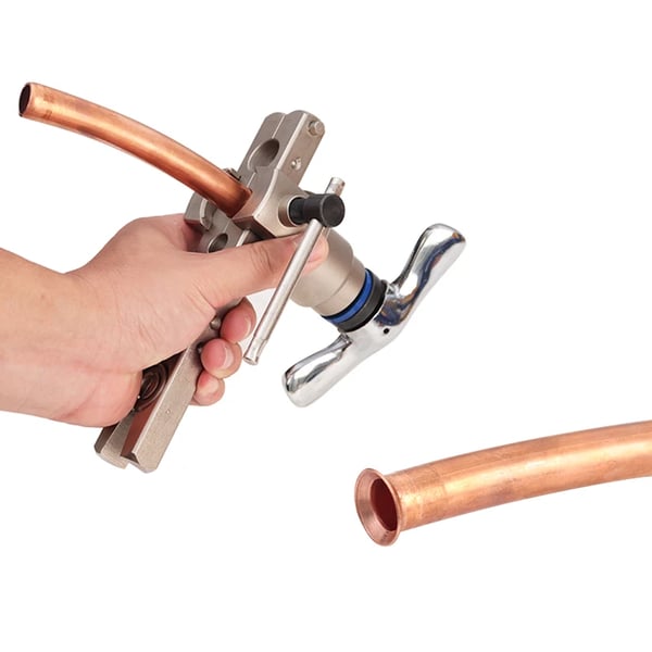 Flaring Værktøjssæt, Flaring rækkevidde på 6-19mm, Flare kompatibilitet med kobber og aluminium, Eccentrisk kegle design