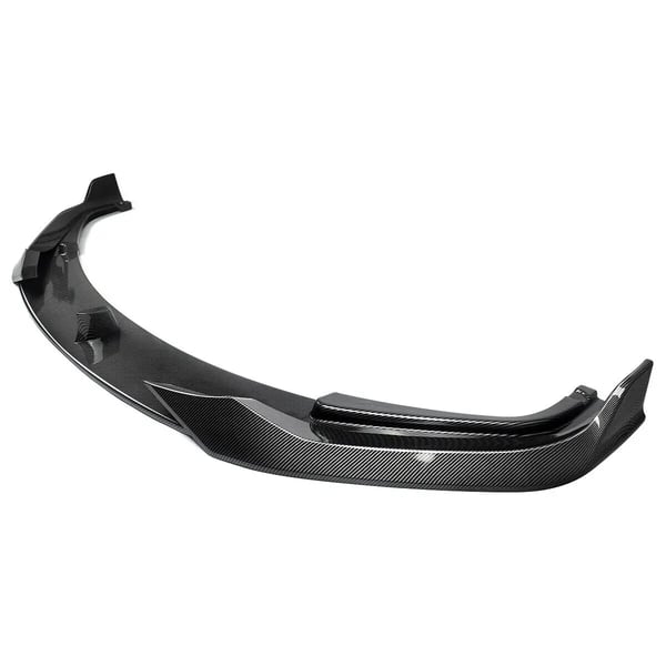 Framstötfångar Lip Splitter, Hållbart ABS-material, Sportig Design,kolfiberutseende