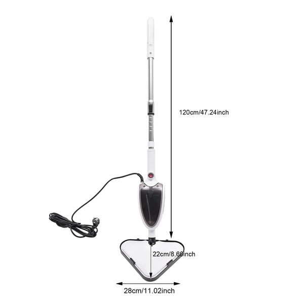 Steameri, Korkean Lämpötilan Puhdistus, Monipuoliset Lisäosat,VALKOINEN, 220-240V