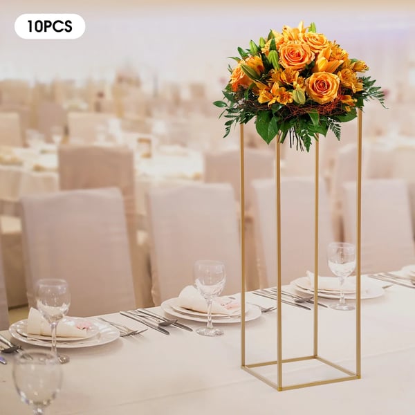 Blomsterställ, Modern Design, 10-delars Set,Guld