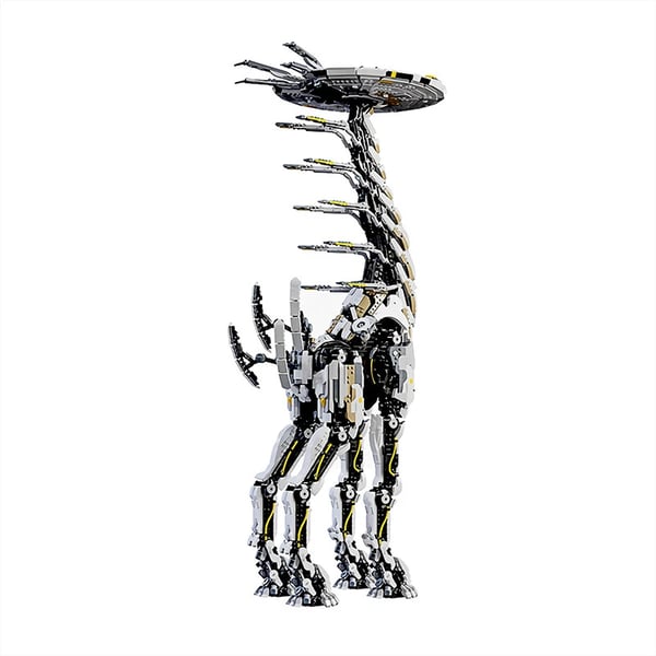 Monteringsmodell, Giraffdesign, Stressavlastande leksak,7401PCS