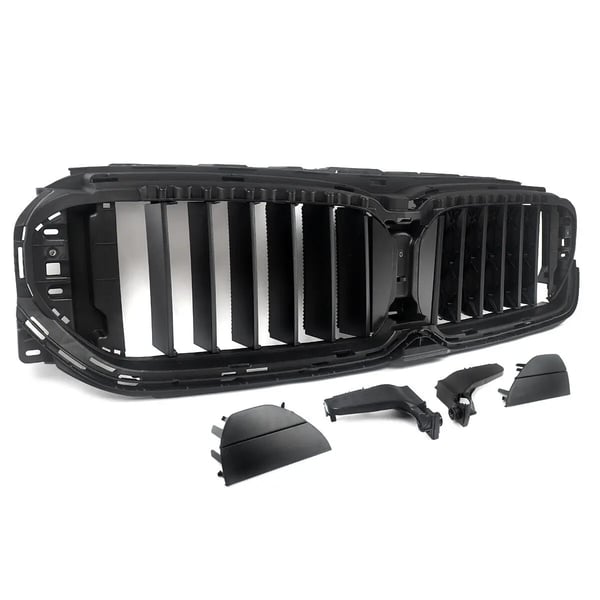 Frontgitter, Holdbart Plastik, Kompatibelt med Luksus Sedan 5 Series G30 G31,sort