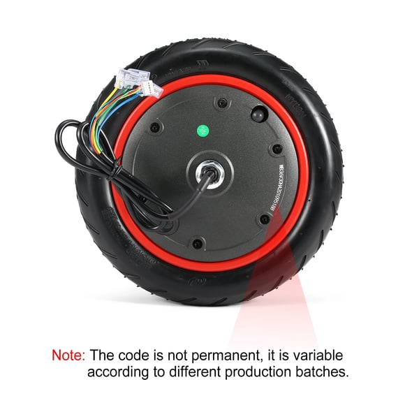 Elektrisk Scooter Motorhjul, 350W, Spetskraft 700W, Storlek 24 * 24 * 14 cm, Kompatibilitet med Xiaomi M365 Pro