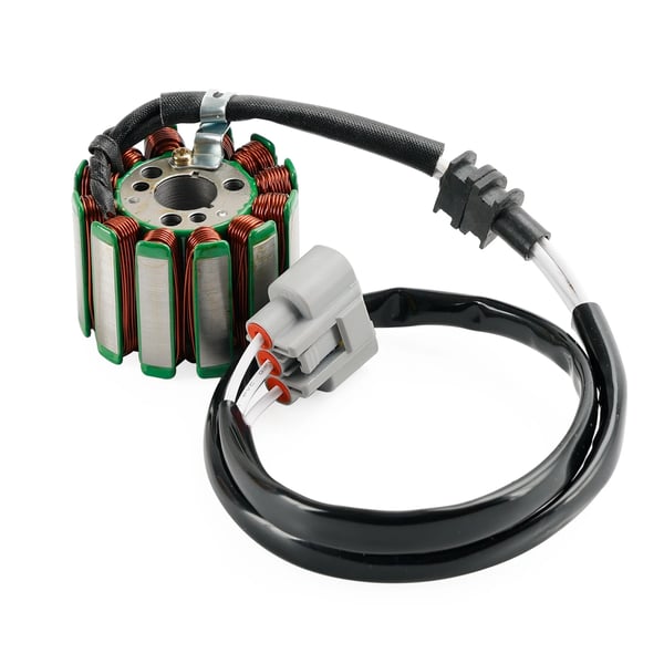 Stator Generator, Højkvalitets Kobberviklinger, 3 Ledninger, 1 Stik, 3 Stifter, 12 Poler