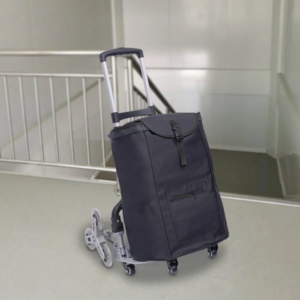 Trappeklatrer, tungt belastet, kompakt foldbart design, 10 hjul