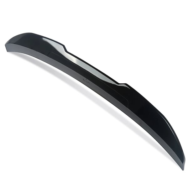 Bakspoiler, Aerodynamisk Design, Hållbar ABS-plast,Glansig svart