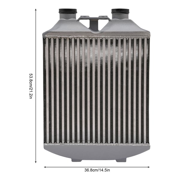 Intercooler, Aluminiumlegering, Högprestanda,Silver