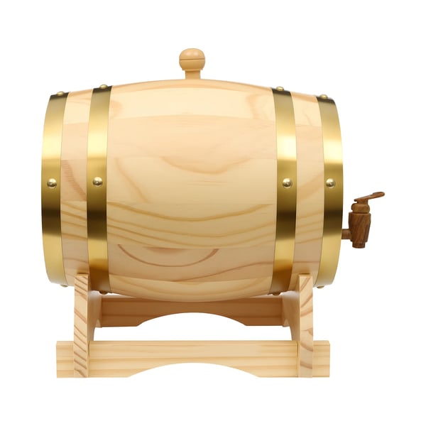Vinfad, 5L kapacitet, kompakt design,Gul