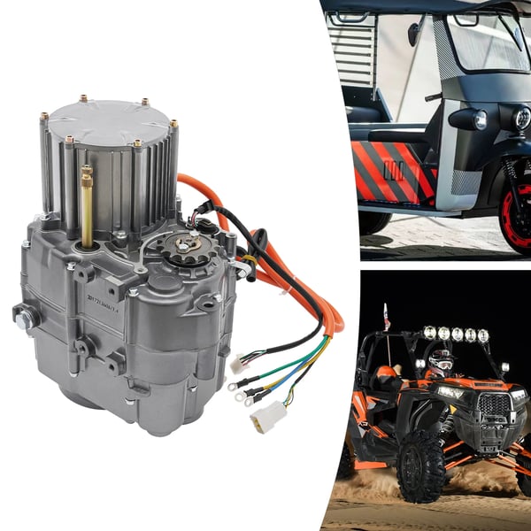 Elektrisk Motor, 1000W Effekt, Børsteløs DC Teknologi,1000W, Sølv