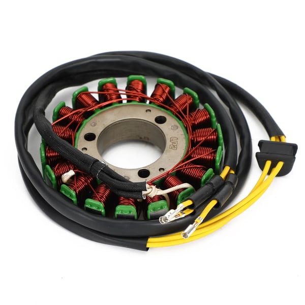 Generator Stator Spole, Indvendig Diameter 37mm, Udvendig Diameter 102mm, Poltykkelse 26mm, Polbredde 11.8mm, Antal Poler 18