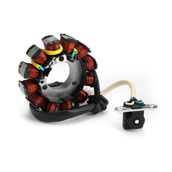 Generator Stator Spole, Indvendig Diameter 35 mm, Udvendig Diameter 92,6 mm, Pol Tykkelse 25 mm, Pol Bredde 15,1 mm, 12 Poler