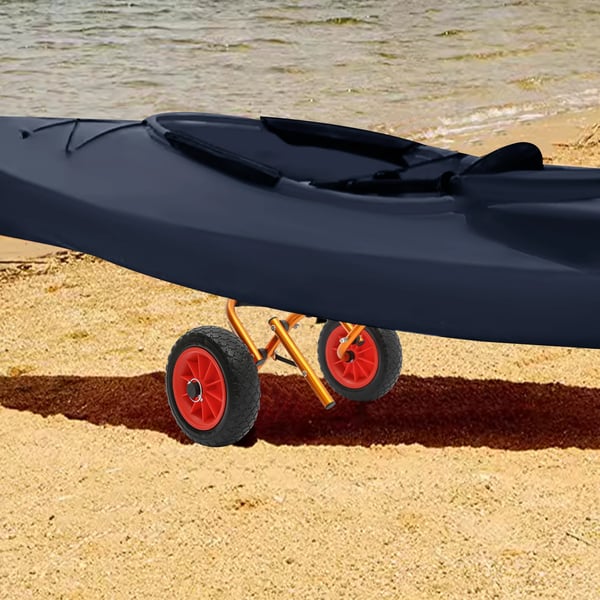Kajakvogn, Sammenklappeligt Design, 80 kg Belastningsevne,Orange og Sort