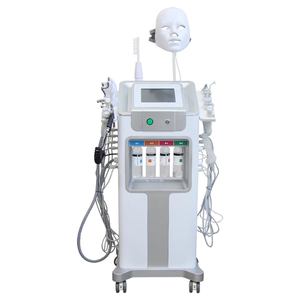 Hydro Dermabrasion Maskine, Dyb Ansigtsrensning, 12 Funktioner, Hudopstramning, SPA Skønhedsapparat,12 IN 1