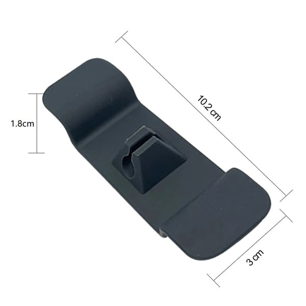 Kabelorganisator, 6 stk, Plastik, 10,2x3x1,8 cm,6stk