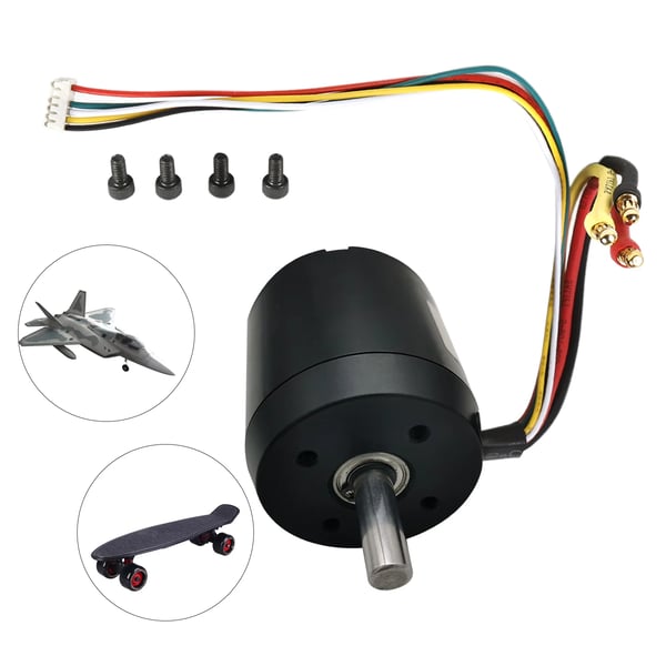 Børsteløs motor, 1800W effekt, 80A ESC,sort