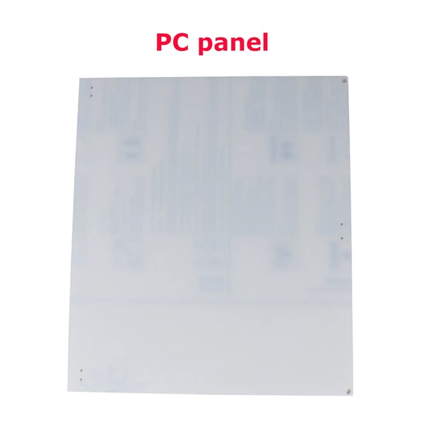 Vision Indhegning, Frontside PC Panel, Top Tempered Glas, Magnetiske Sider,Fuld sæt