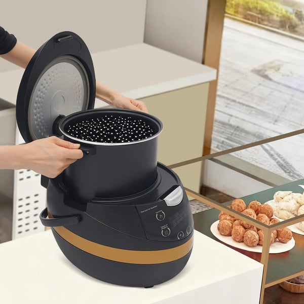Helmi Keitin, 1200W Teho, 8L Kapasiteetti, Eristysalue 30-70℃, Ajastin 0-12H, Mitat 38.5*29 cm