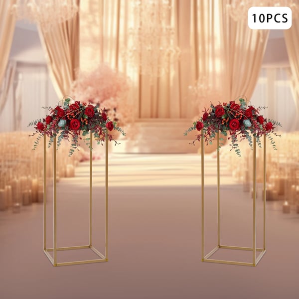 Blomsterställ Set, Hållbar Design, Lätt Montering,Guld