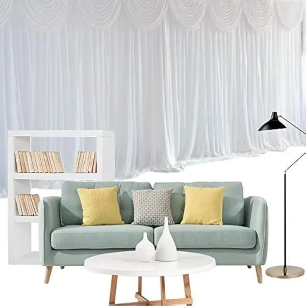 Gardin, Elegant Design, Alsidig Brug,HVID