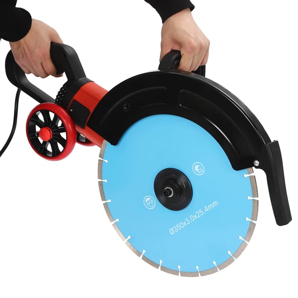 Betonklipper, Kraftfuld Motor, Effektiv Støvkontrol,EU, Blå