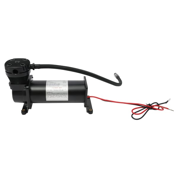 Luftkompressor, fjädrande luftpump, 200 PSI, bärbar design,svart