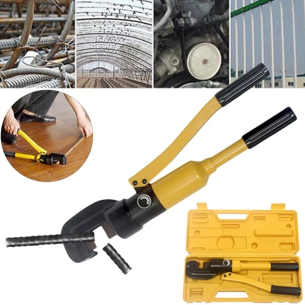 Hydraulisk Skærer, 13 Ton Skærekraft, Maksimal Skærestørrelse 22mm,Gul