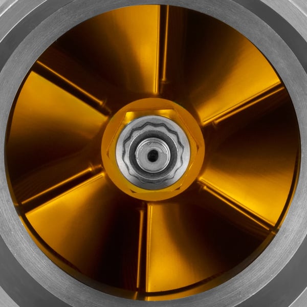 Billet Turbo, T3/T4 Flange, 63 A/R Turbine, 5-Bolt Udstødningsflange, Op til 400 HK, Oliekølet