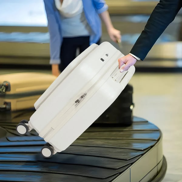 Håndbagage, Letvægts, TSA Lås,Elfenben, 18Inches 450mm