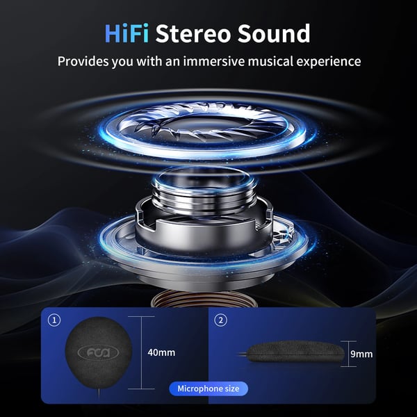 Hjelm Intercom, Dual Bluetooth 5.4, 2000m Rækkevidde, Kompatibel med Flere Hjelmtyper, 10 Ryttere Understøttet, 40mm Hi-Fi Højttaler