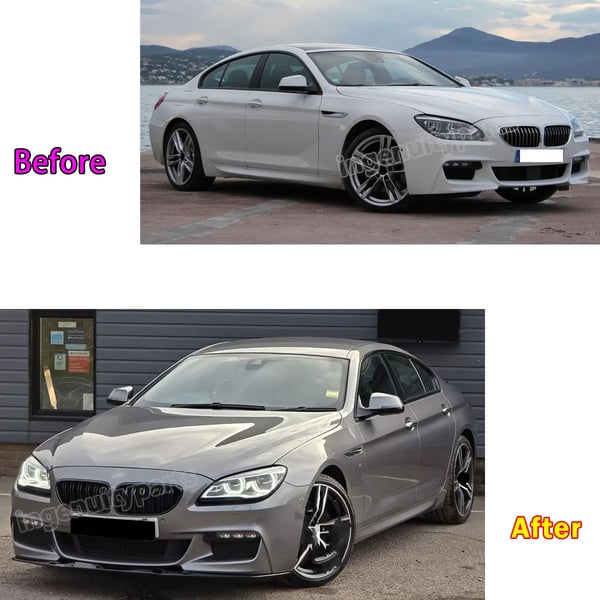 Front Bumper Lip, Holdbart ABS Plastik, Optimeret Pasform,Glansfuld Sort