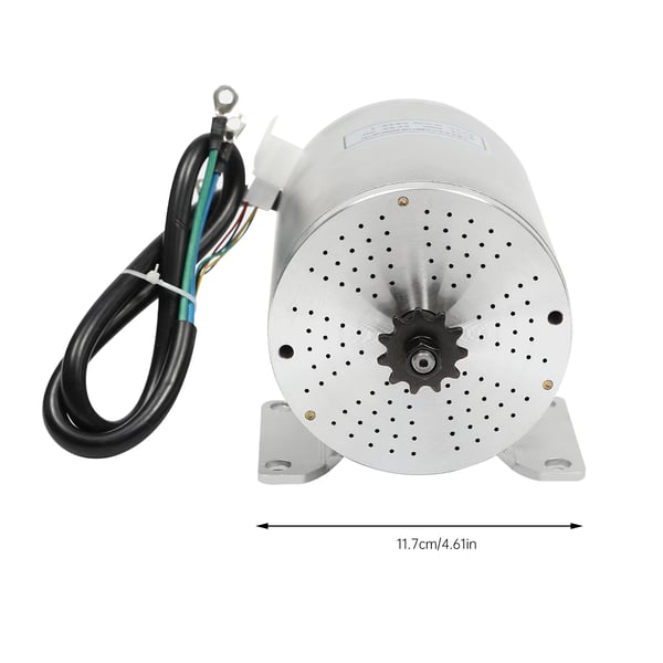 Børsteløs Motor Kit, 3000W Effekt, Høj Effektivitet,Sølv