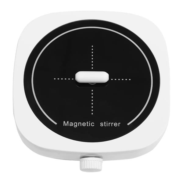 Magnetisk Rører, Justerbar Hastighed op til 4000 omdr./min, Maksimal Kapacitet 1L, Støjniveau Mindre end 40 dB, Dimensioner 11,6 x 11,6 x 3,5 cm