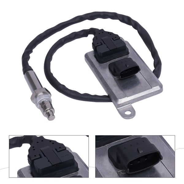 NOx-sensor, 24V, 4 stik, motorassemblagekomponent, metal og plastik, egnet til Volvo Renault lastbil