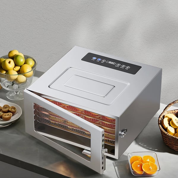 Ruokakuivuri, 24-tunnin ajastin, säädettävä lämpötila,12 Tasoa EU, 220V