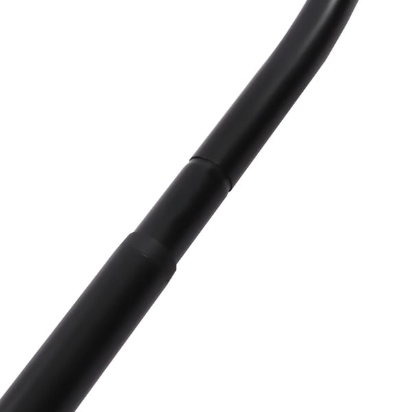Bruseforhængsstang, L-formet, teleskopisk design,sort