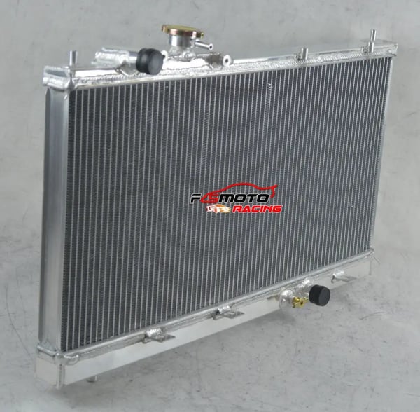 Aluminiumkøler, 27,3"x18,9"x2,5", Kompatibel med 1999-2003 Mazda Protege, Kompatibel med 2002-2003 Mazda Protege5, Kerne tykkelse 1,5 tommer