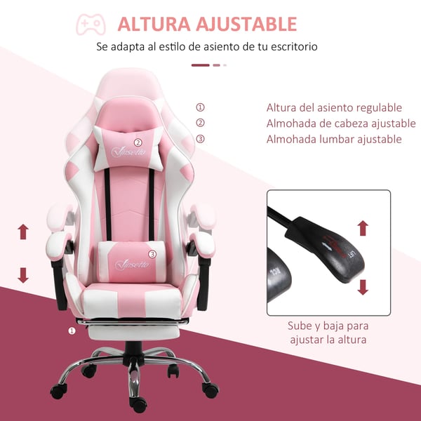 Pelituoli, Ergonominen Muotoilu, Säädettävät Ominaisuudet, Pinkki