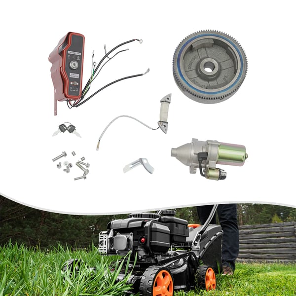 Elektrisk Start Konverteringskit, Til Generisk Motor 11HK, Til Generisk Motor 13HK, Holdbar Aluminium Konstruktion, Problemfri Installation