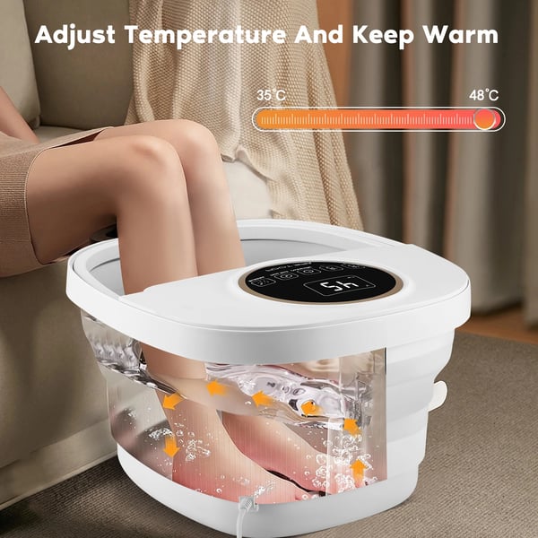 Fodmassageapparat, Varmefunktion, Sammenklappeligt Design,Europæisk standard