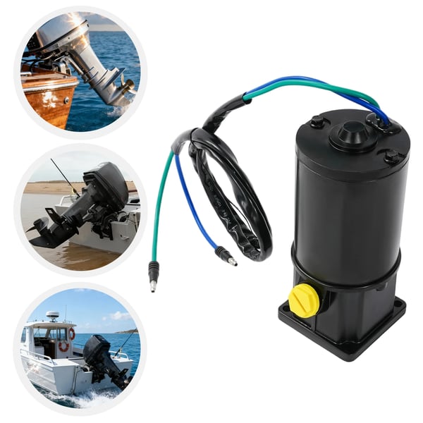 Løft og vip motor, 12V, 240W strøm,Sort