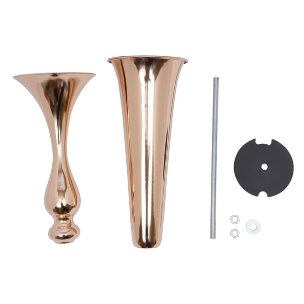 Blomvas, Hög Design, Hållbart Järnmaterial,Guld