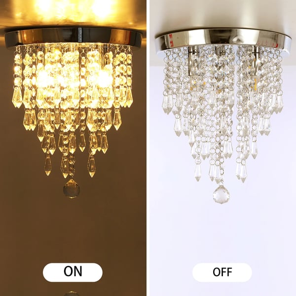 Loftlampe, Elegant Design, Forbedret Lysstyrke,HVID, 25x25x6.5cm