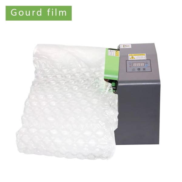 Luftpude Maskine, Automatisk Oppustning, Justerbare Indstillinger,220V, EU Stik, Orange/Sort