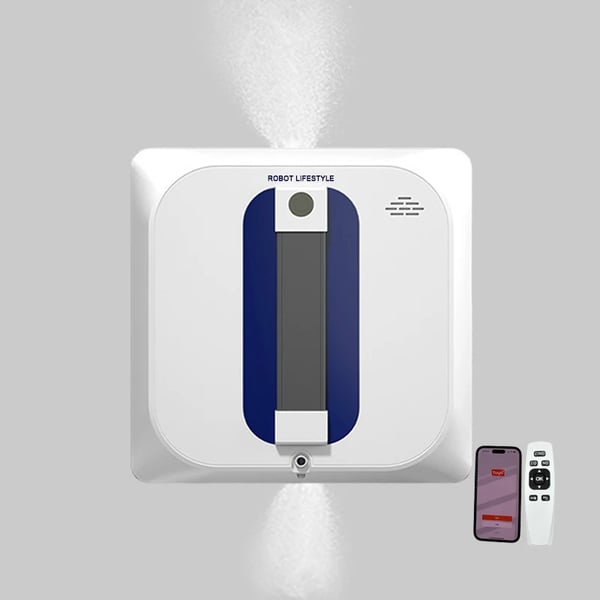 Robotvinduesrenser, fjernbetjening, automatisk kantdetektion, dobbelt vandsprøjtesystem,2.4G, 4136  (100-240V)