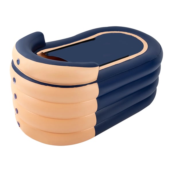 Oppustelig Badekar, Ergonomisk Rygstøtte, Hurtig Oppustning, Komfortabelt Design