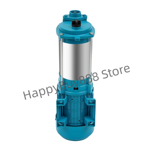 Centrifugalpump, rostfritt stål, självprimande,Blå